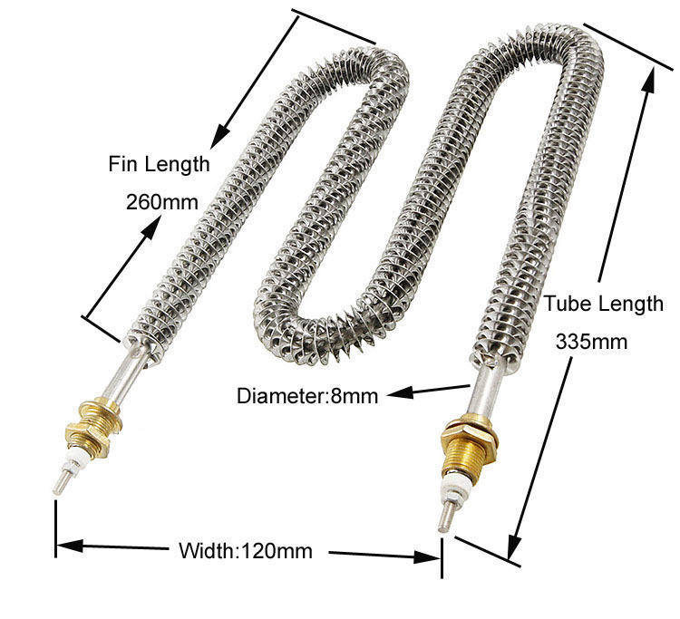 Electric Refrigeration Heat Exchanger Finned Tubular Heater