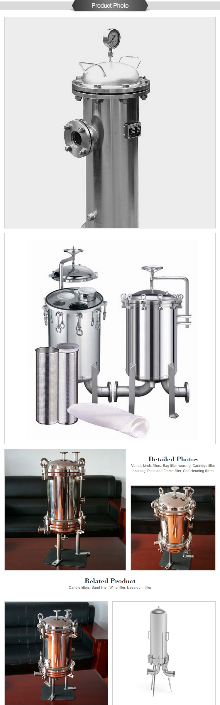 Shanghai Runlan Equipment's Rotary Drum Filters Liquid Filtration with Diatomite Media