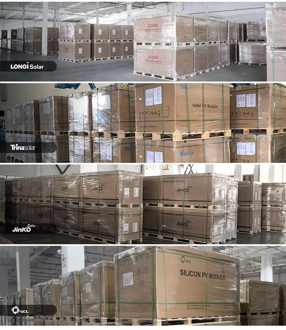 27.5kg Jinko N Type 550W 580W 585W 580 Watts 555W 630W Tiger Neo N-Type Solar Panels