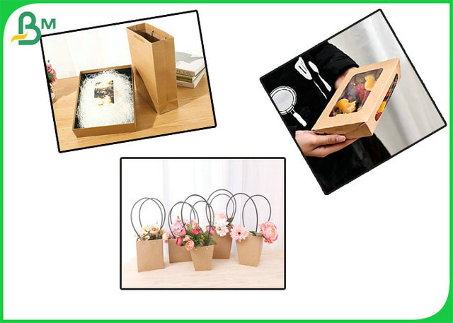 FSC Certification 160GSM To 220GSM Brown Kraft Liner Board For Gift Box