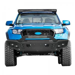 China Powder Coat Polished 4x4 Steel Front Truck Bull Bar For Ford Ranger T7 T8 Wildtrak on sale