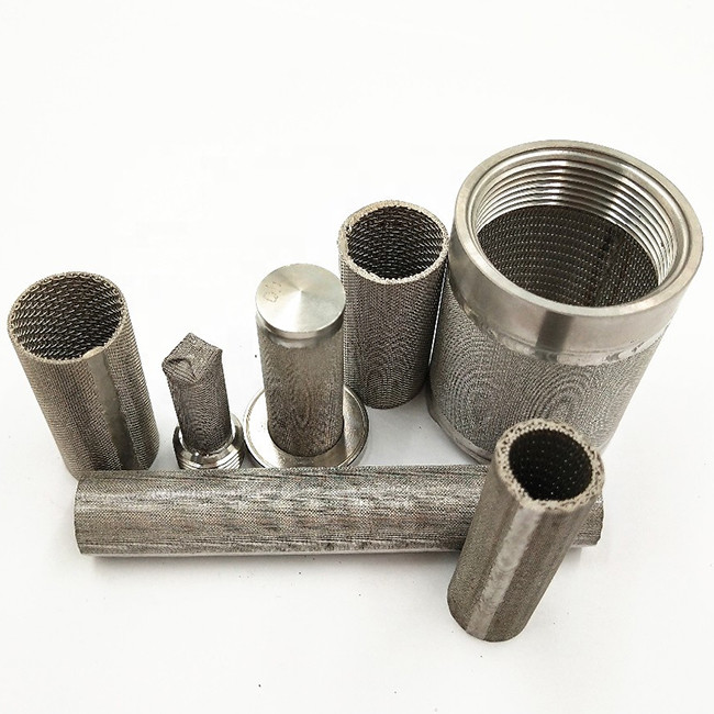 High Strength Sintered Wire Mesh Filter Cartridge For Industrial Pressure Filter