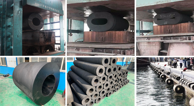 Tug Boats Cylindrical Rubber Fender CMF600D BV Certificate