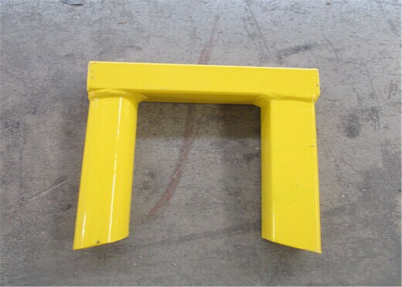 Powder coated canada temporary fence H 8’/2430mm*W10’/3048mm 2"x4"/50mm*100mm*8ga wire strore items powder coated yellow