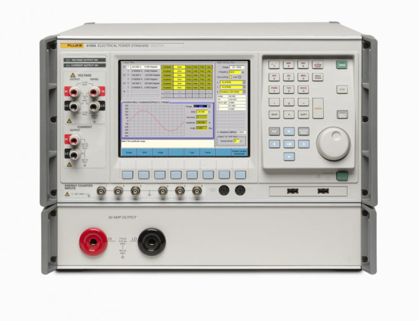 Fluke 6105A, 6100B Electrical Power Quality Calibrator,Generate Complex Signals
