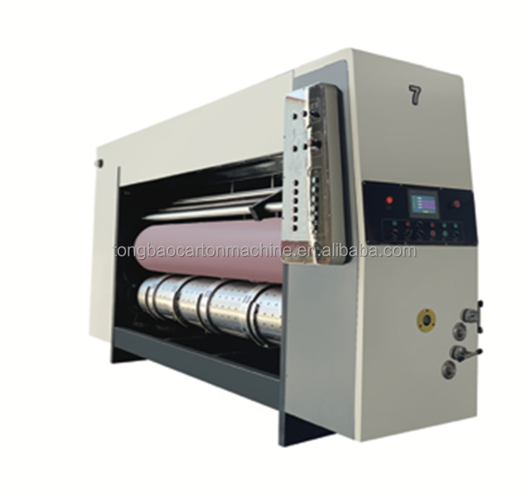 Flexo Plate Printer Slotter Die Cutter Machine for Corrugated Box Pizza Box Making