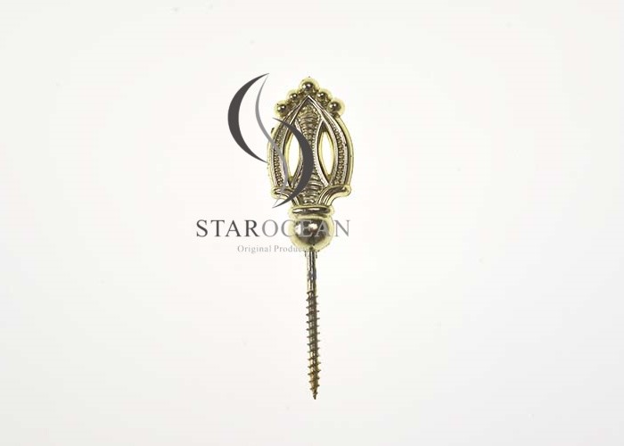 Golden Hard Plastic Coffin Screws Funeral Accessories Lightweight And Durable PS04