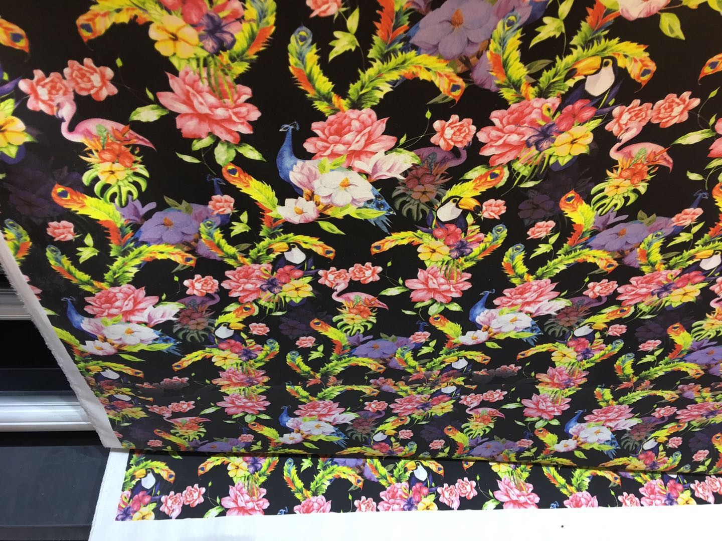 High Speed Direct To Fabric Printing Machine 1800DPI Max Resolution For Cloth / Flag