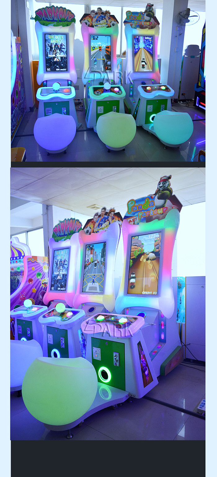 Kids Amusement Redemption Game Machine Parkour Runing Arcade