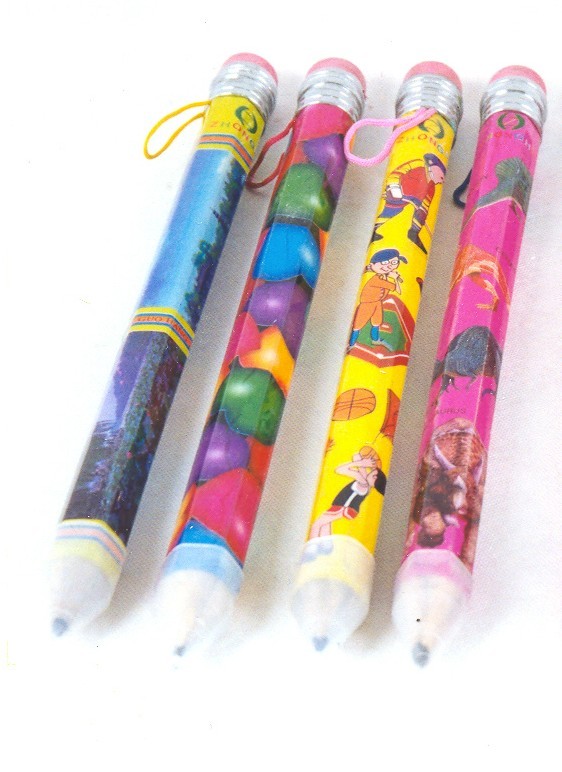 yellow 7"HB2B2H lead hexagonal eraser pensil wholesale cheap price wooden pencil