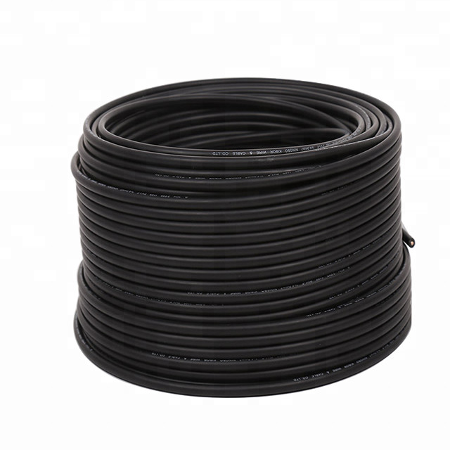 XLPO Tinned Copper DC Solar PV Cable 4MM 6MM 8MM 10MM Solar Panel Wire