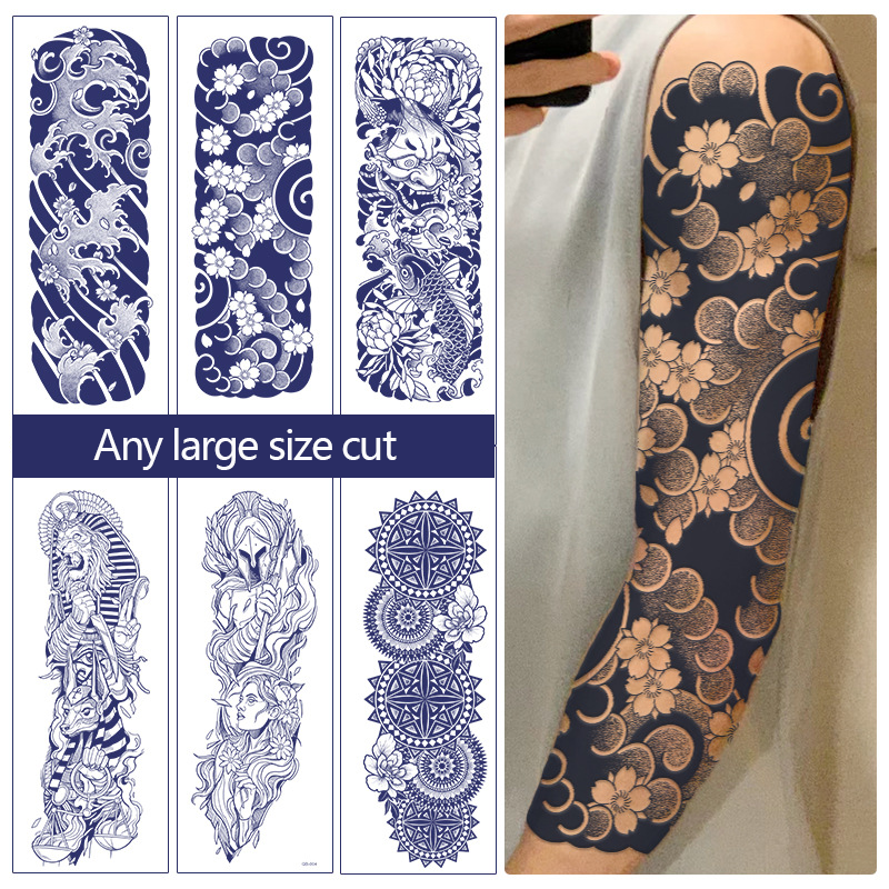 Man Transparent A4 Blank Printable Water Transfer Paper Tattoo Sticker With PVA Films