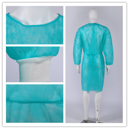 High Quality Surgical Disposable Isolation Gown Used in Hospital or Labs Disposable Isolation Gown