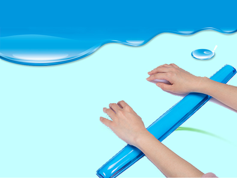 Translucence Ergonomic GEL KeyBoard Pad , GEL Wrist Pad For Keyboard