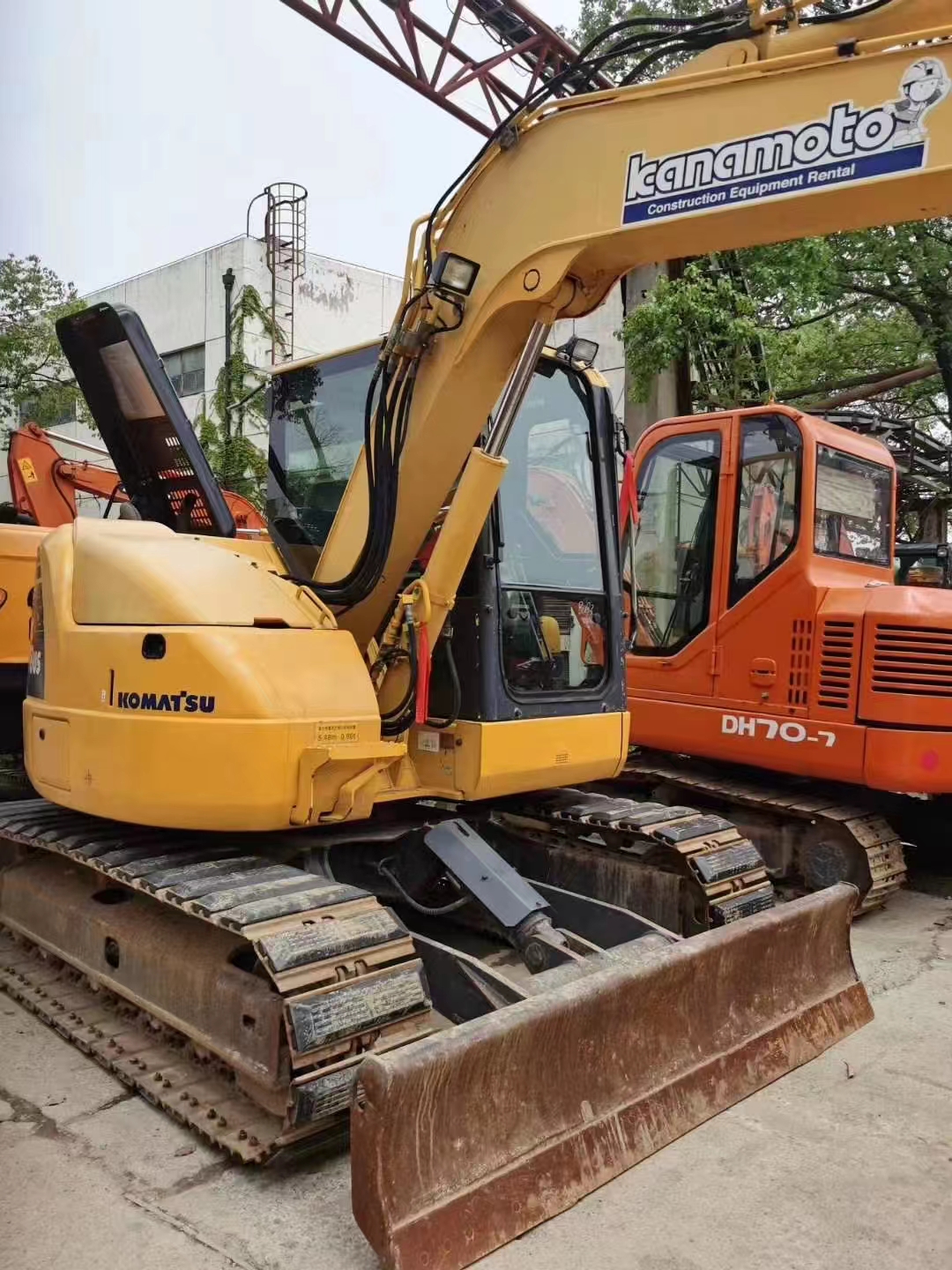 2019 Used Komatsu PC78US-8 Excavator 7 Ton Excavator with Transport Height of 2.5m