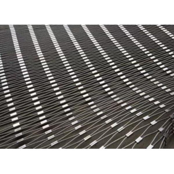 22mm*22mm Corrosion Resistant SS304 Knotted Steel Cable Mesh for Staircase Fence with Flexible Structure and Easy Installation