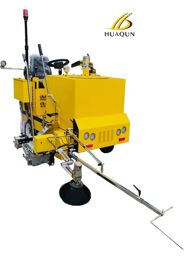 Hand Push Thermoplastic Line Marking Machine Hydraulic Drive Thermo Plastic Machine