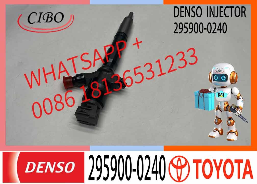 High Quality Common Rail Fuel Injector 295900-0190 295900-0240 23670-30170 23670-39445 for Toyota 1KD-FTV