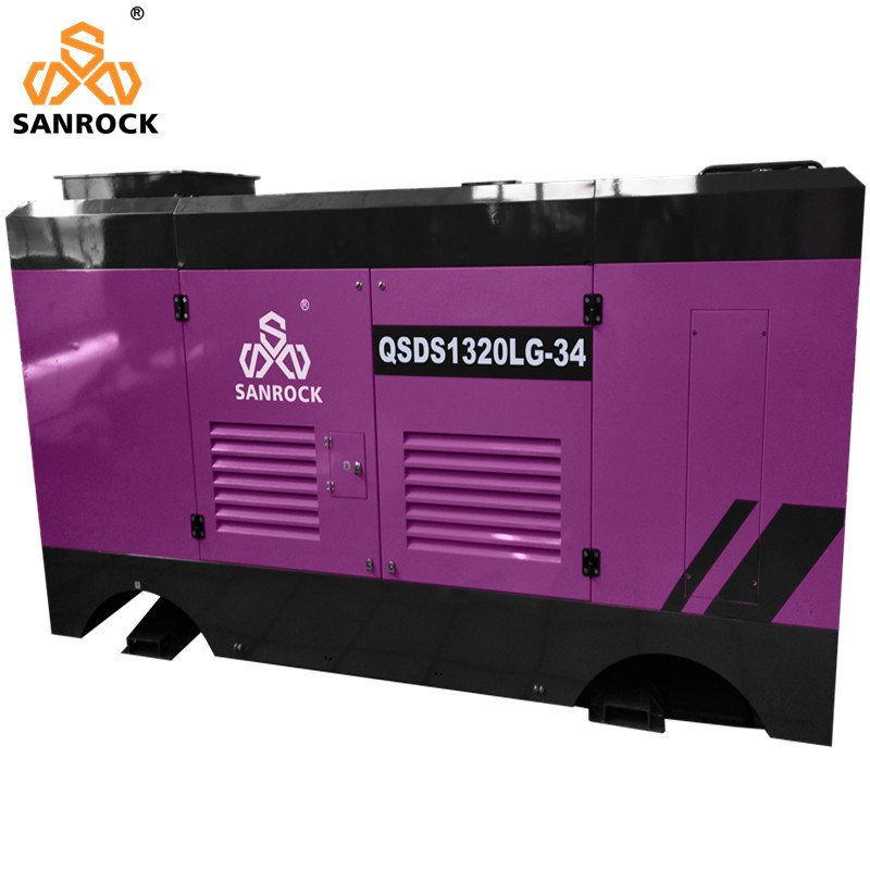 High Pressure Screw Air Compressor 410kw Diesel Screw Air Compressor Machine Water Well