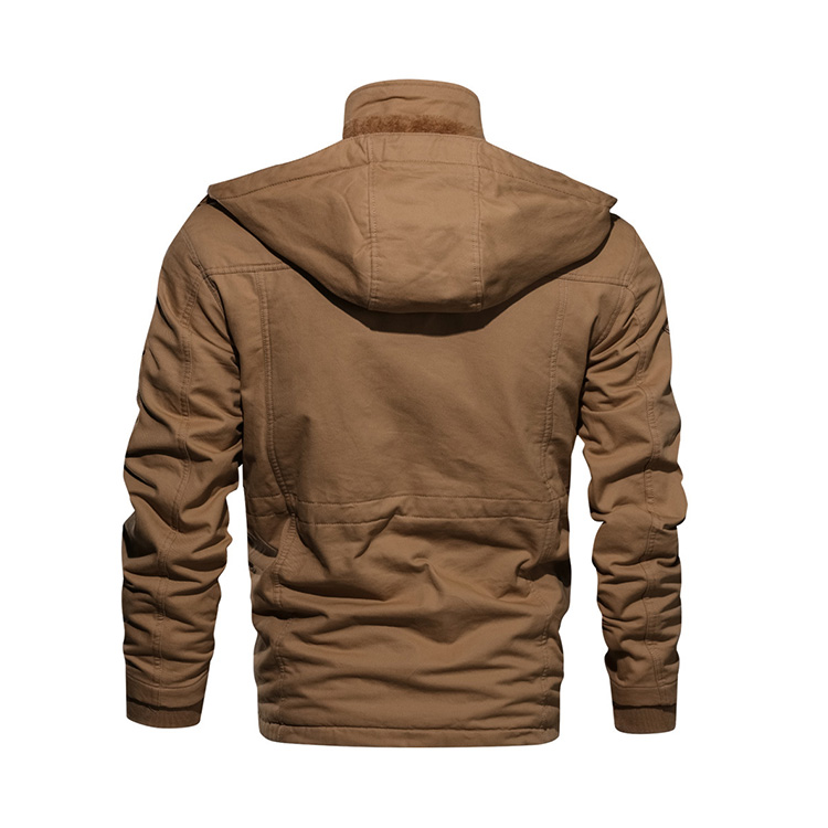 Vendors Dingin Work Homme Hoodie Jaqueta Masculina Utility High Quality Trucker Cropped Outfitters Winddicht Brown Jacket