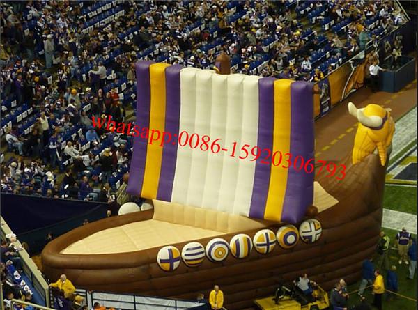 Quality End Zone Party Deck Inflatable Boat for football for sale