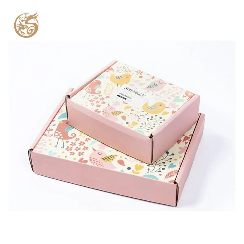 Eco-Friendly Mailing Shipping Boxes Custom Logo Corrugated Paper Box Matt Postal Mailer Box
