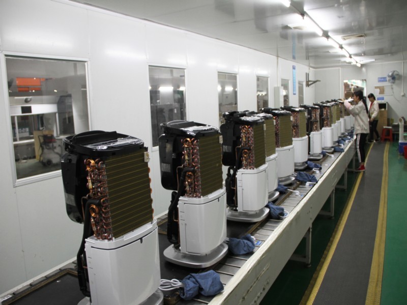 10000 BTU/H 220V Mobile Air Conditioner 3 Speeds Stepless Adjust Refrigerative
