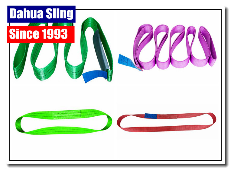 Disposable Polyester Endless Round Slings For Transporting Industry Low Elongation
