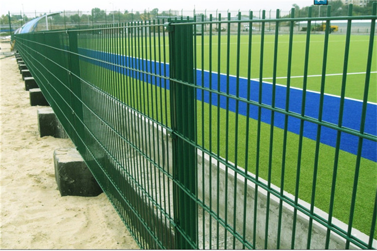 Garden Use Double Wire Mesh Fence , High Strength Steel Mesh Fence Durable