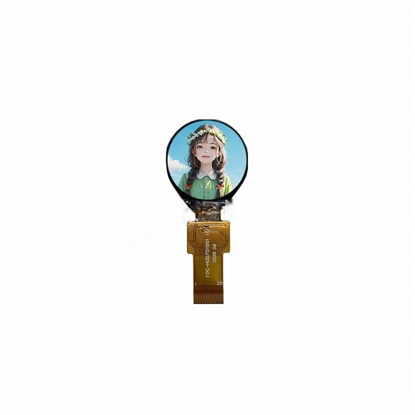 0.75 Inch TFT Round Display Module 160*160 Dots 4SPI/18BIT Interface Driving IC GC9D01N