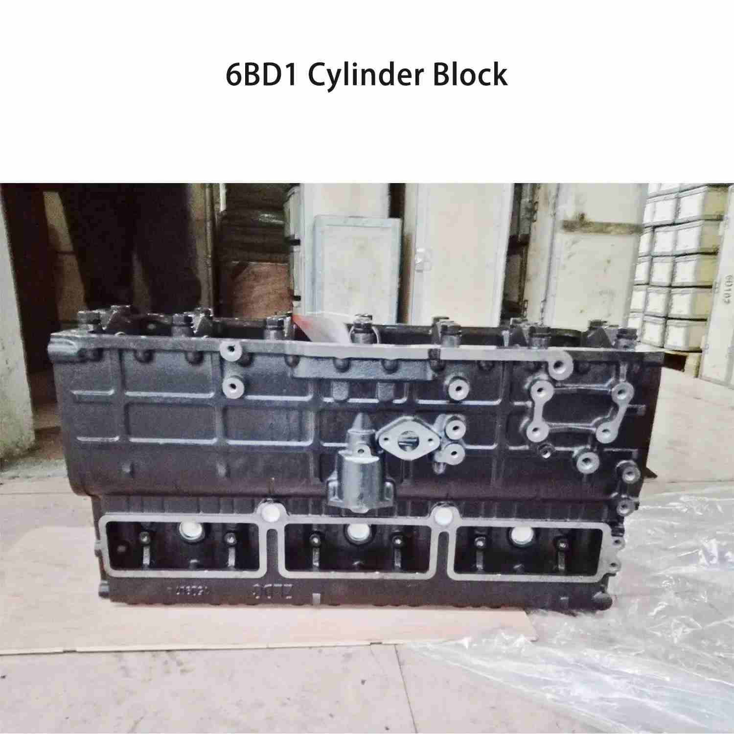 5.8L Displacement Isuzu 6BD1 Engine Cylinder Block 111210-4437 Replacement Parts