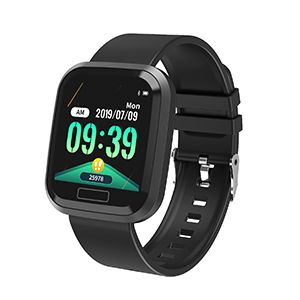90mah Battery Capacity Smart Sport Watch Real Time Blood Pressure Monitoring