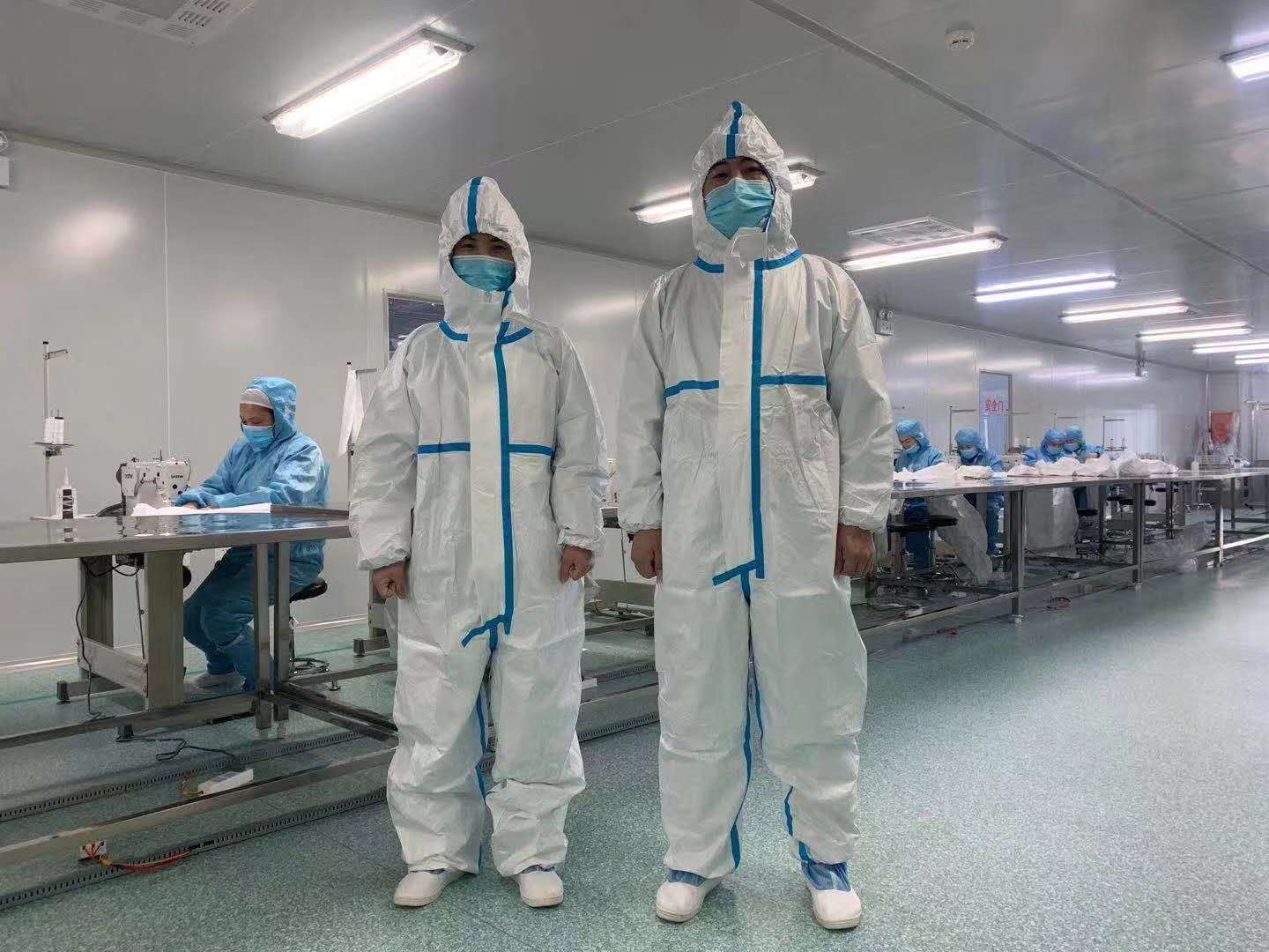 Sterile Ppe Medical Protective Clothing With Hood And Boot