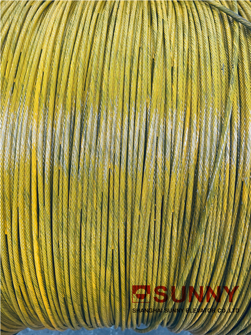 Right Hand Regular Lay Wire Ropes With Steel Core / Mixed Core for Elevator Parts