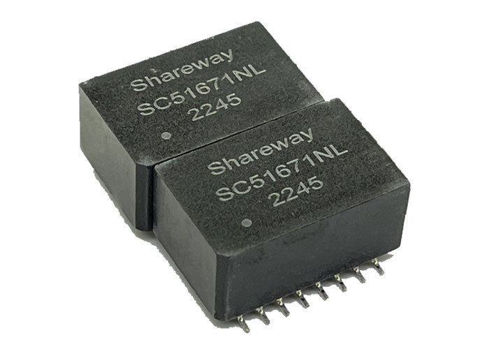 PM-DB2750 Dual Core Single Ratio Surface Mount Isolation Transformers
