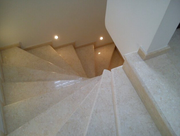 Building Materials Marble Stone Slab , Sunny Beige Marble Tile Standard Size