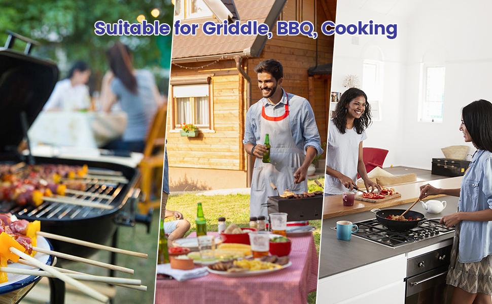 Griddle Caddy with Magnetic Tool Holder Paper Towel Holder for Blackstone 28"/36" Griddles/Prep Cart