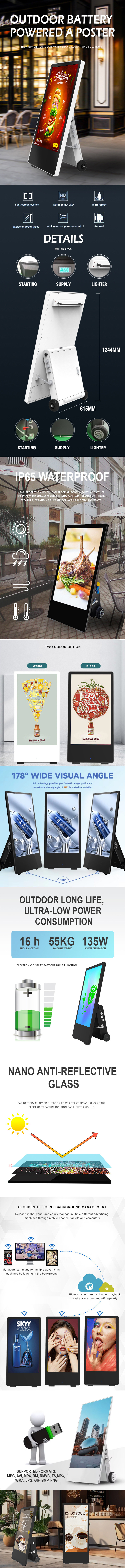 Outdoor LCD digital signage and displays Advertising digital signage provide a more targeted advertising retail LCD display