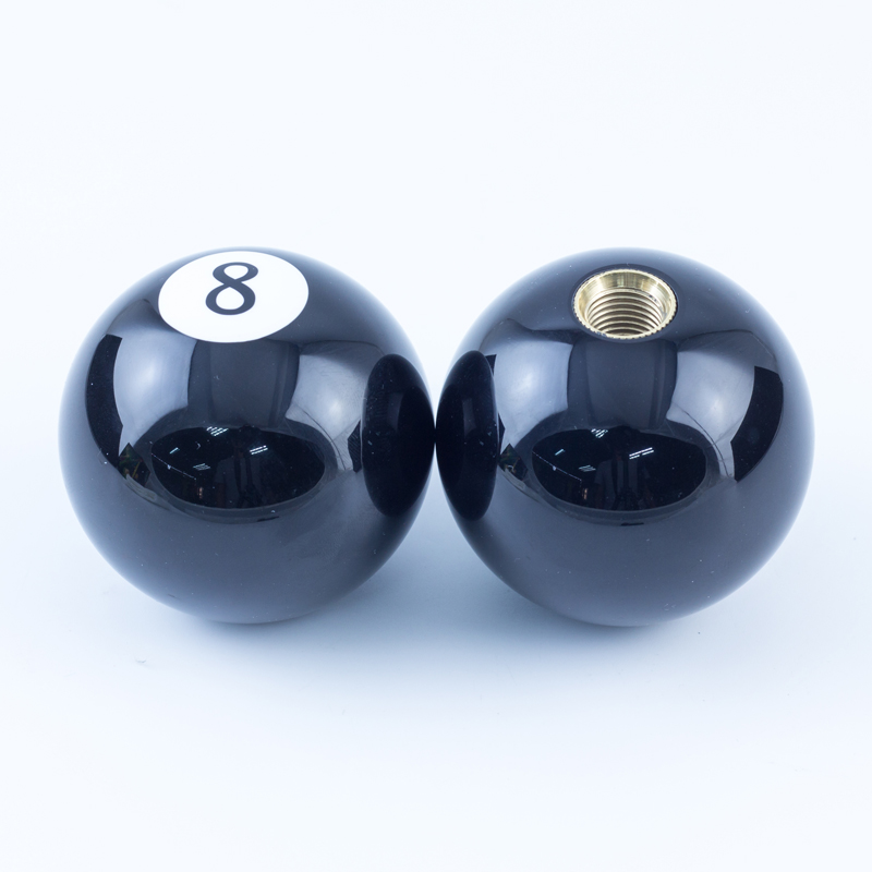 Round Billiard Gumball Shift Knob , Manual Gear Stick Shift Knob