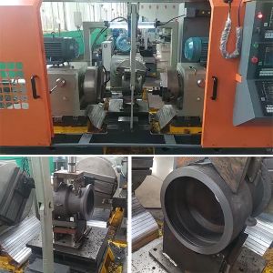 Buy cheap Check Valve Milling Turning Lathe With 3 Face Processing product
