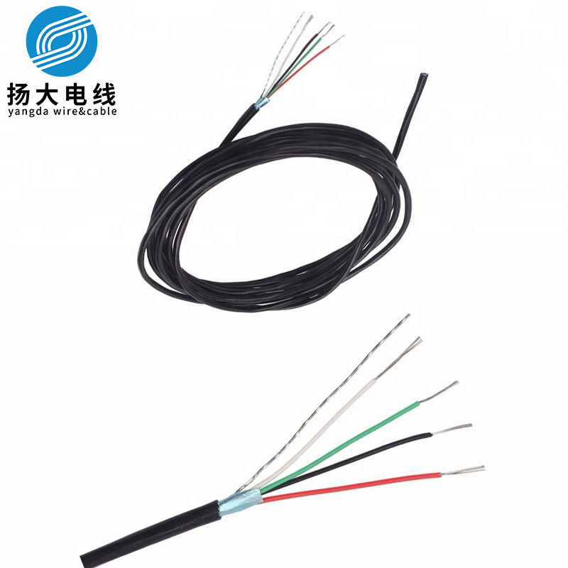 Multi Core Shielded Power Cable , Shielded Power Wire 30 Volts Rated Voltage