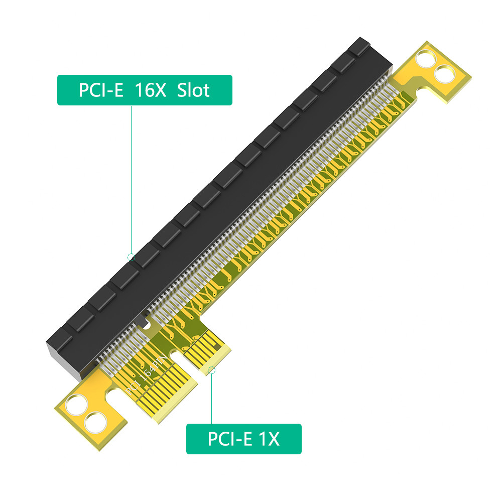 PCI-E Express 1x to 16x Extender Riser Card Adapter Male to Female Extension for Graphics Card