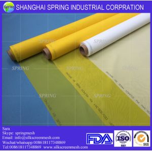 110T-40um(280mesh)White woven monofilament fabric/Screen Printing Mesh