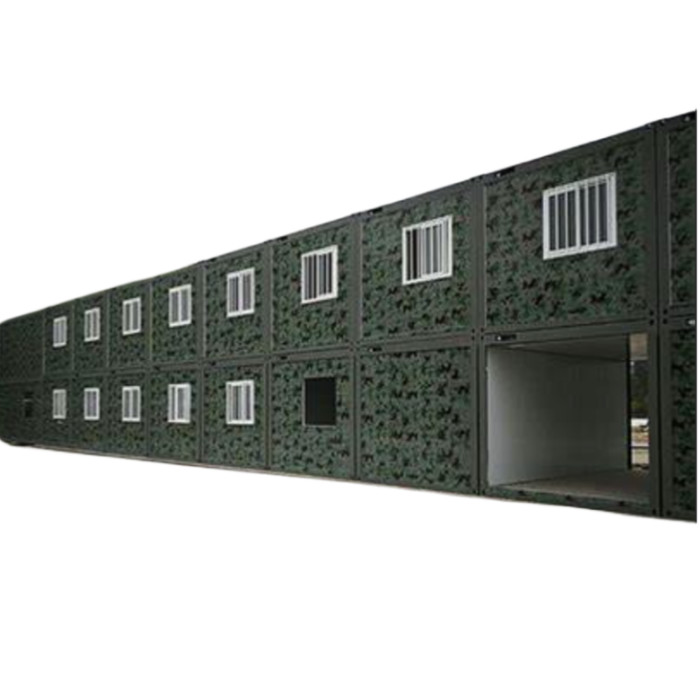 Camouflage Prefabricated Mobile House Container Camp House for Emergency Rescue Epidemic