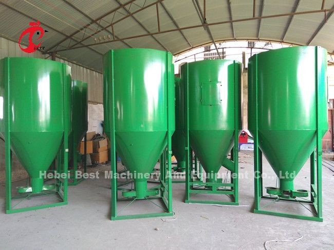 2 Tons Livestock Poultry Feed Machine Vertical Type Feed Mixer And Grinder Machine Emily