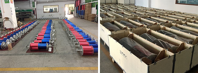 600w Maglev Wind Generator Wind Turbine Generator Vertical Axis Red Blue Color