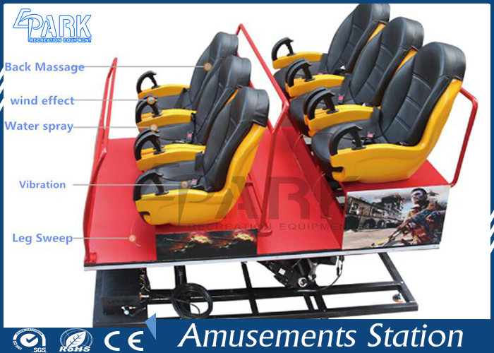 Hydraulic System 5D Theater Equipment / 5D Moving Theater Multiple Seats Option