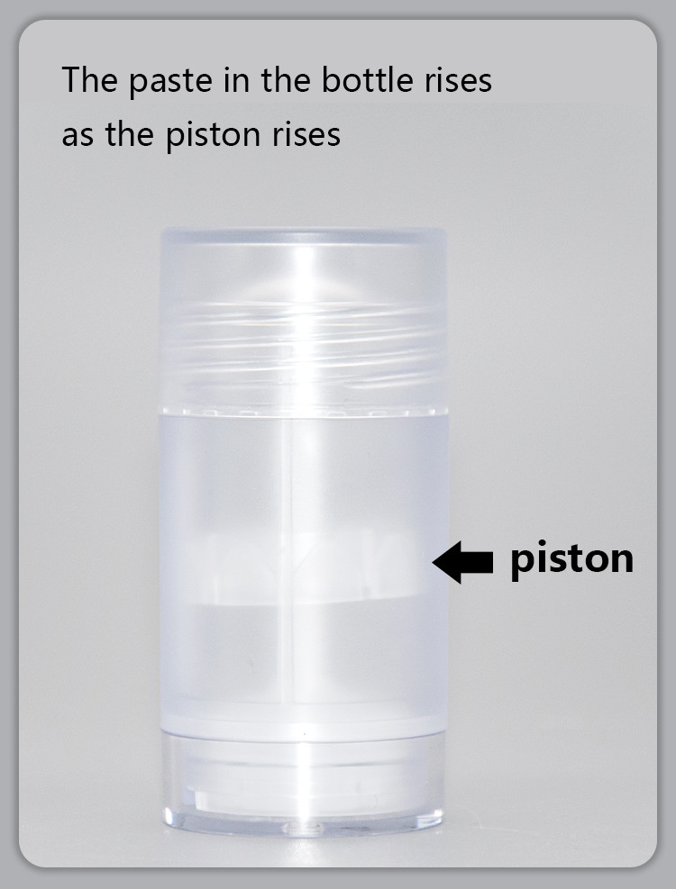 AS Round Bottom Filling Twist Up Deodorant Containers 6 / 15 / 30 / 50 / 75ml