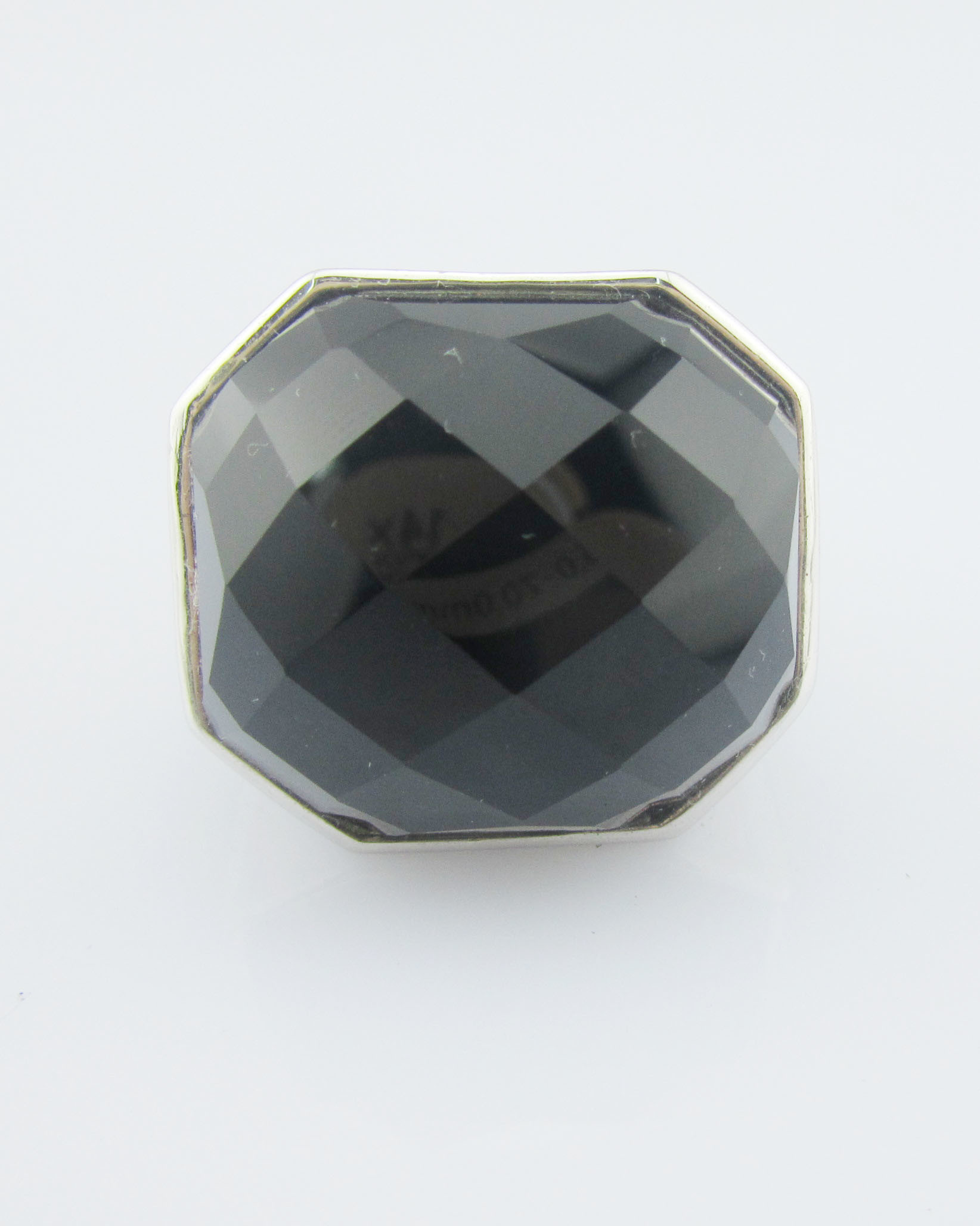 925 Silver White Black Agate Rings For Women Sterling Silver Thumb Rings Unique Sterling Silver Rings