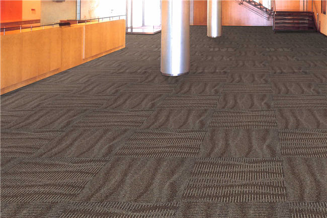 Sound proof Meeting Room Nylon Carpet Tiles / Commercial Grade Carpet Tiles For Office
